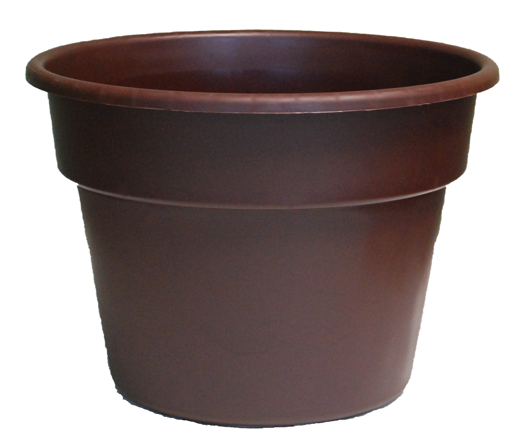 8.0 Patio Pot Dark Brown - 150 per case - Decorative Planters